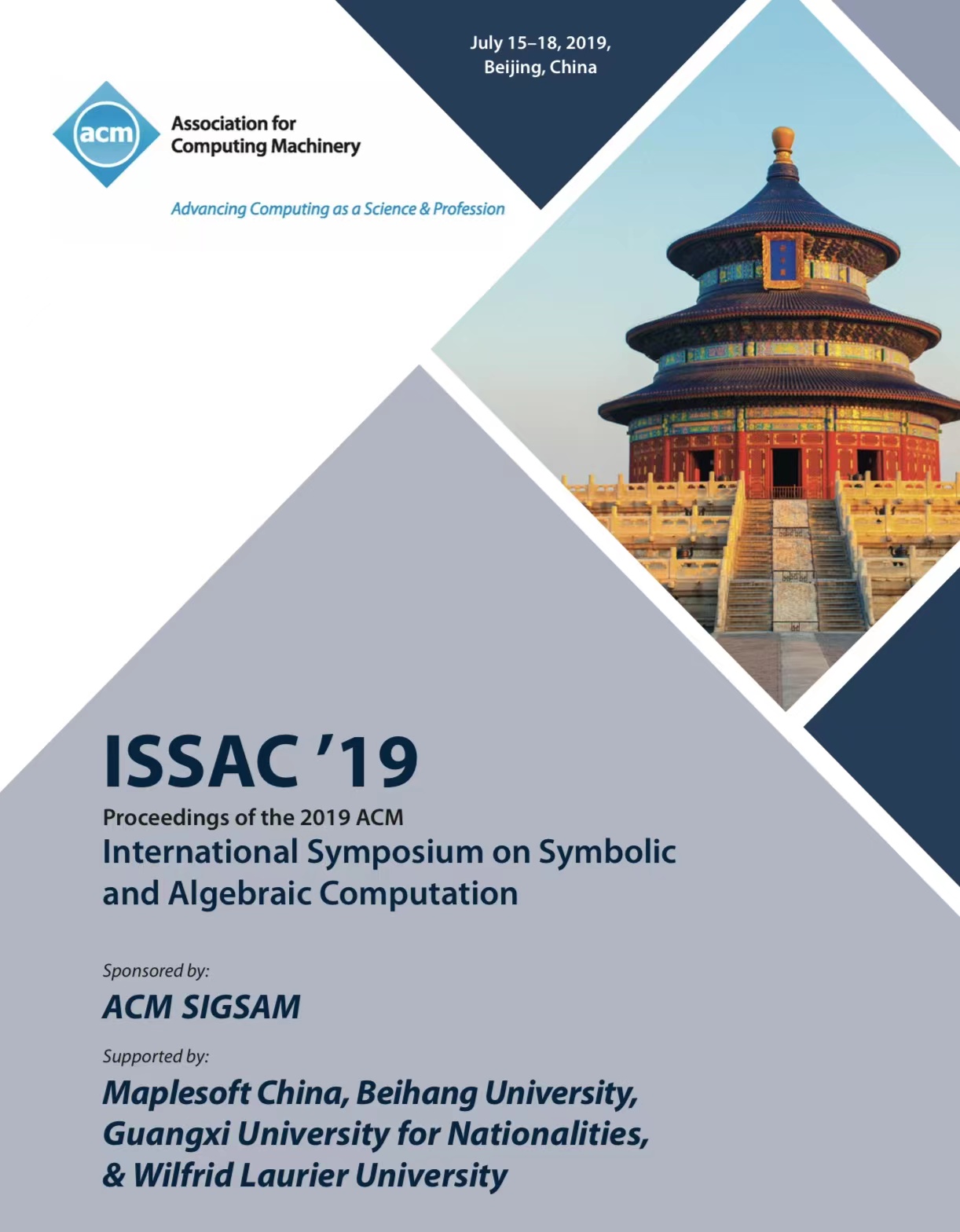 International Symposium on Symbolic and Algebraic Computation